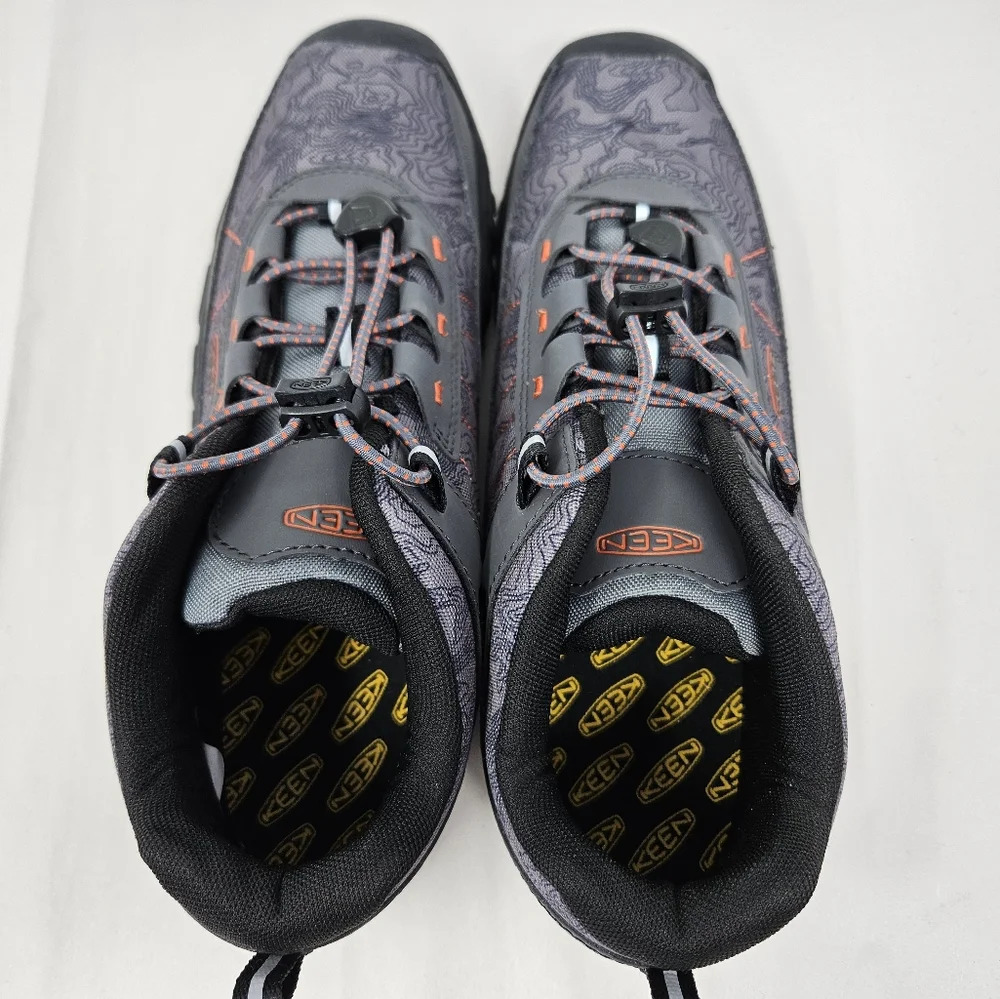 Keen Hiking Shoes Mens Sz 7 Gray Magnet Lightweight Water & Slip Resistant - Picture 6 of 11